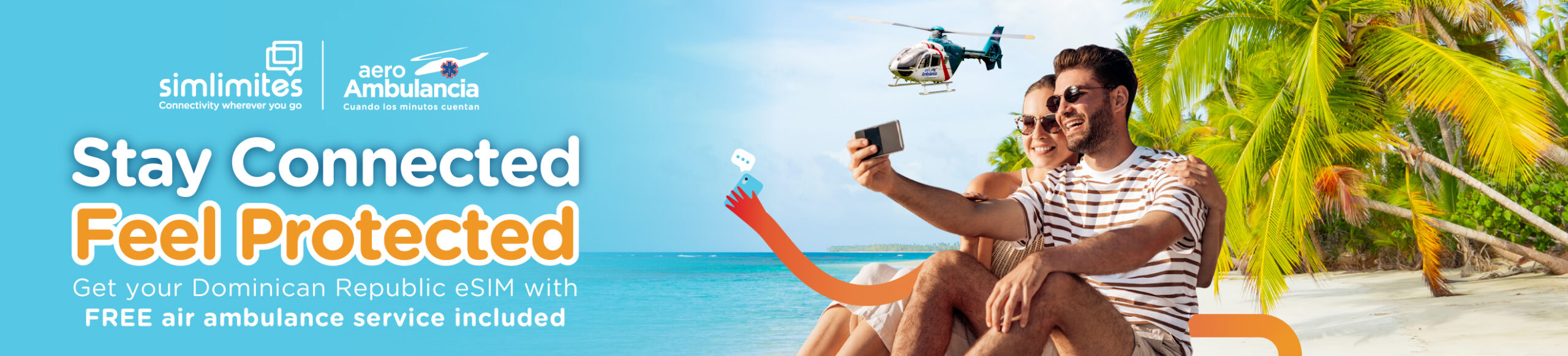Viaja Conectado con Simlimites - internet para tus viajes. 13 Espanol Banner 2640 x 600